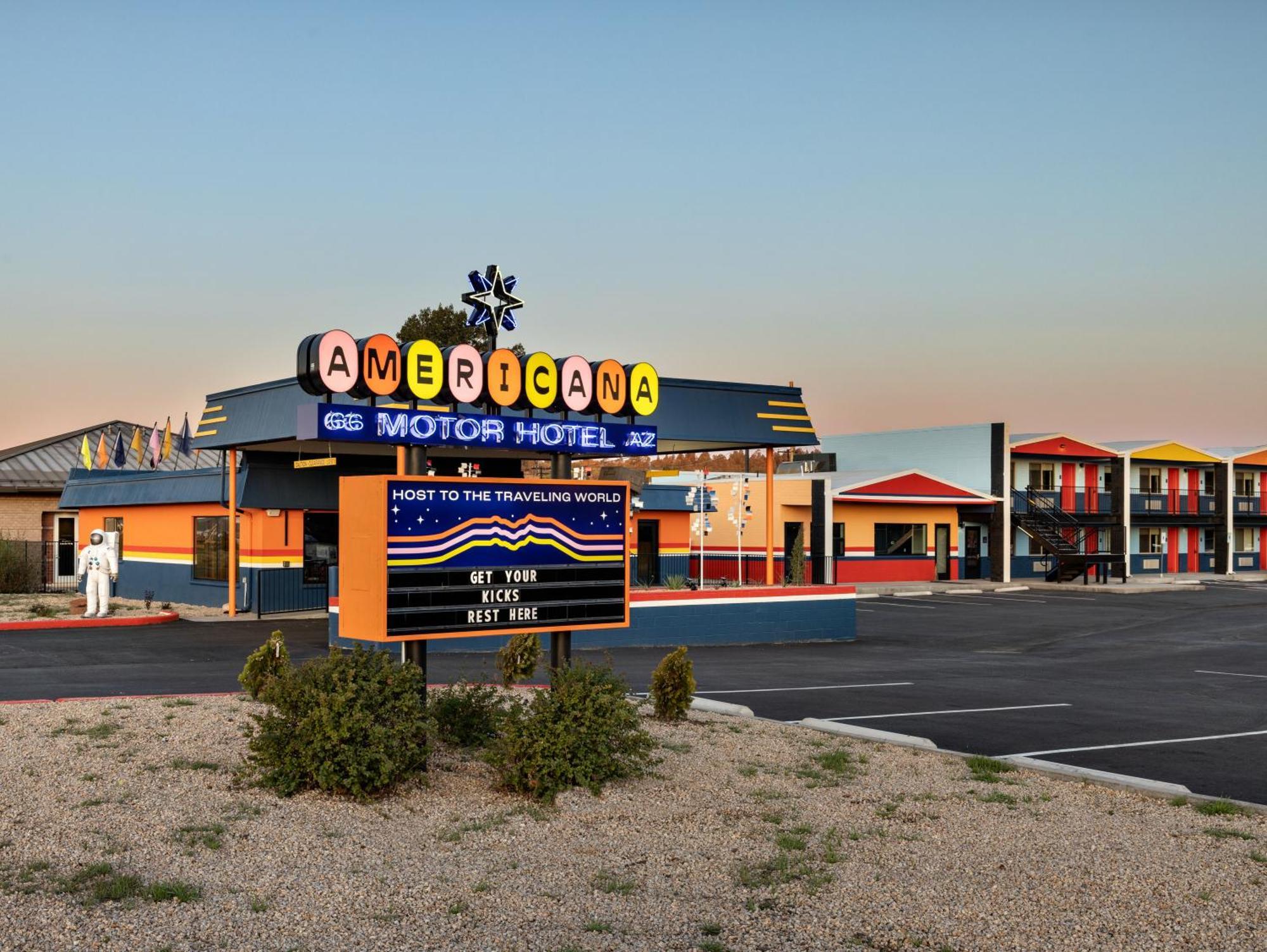 Americana Motor Hotel 弗拉格斯塔夫 外观 照片
